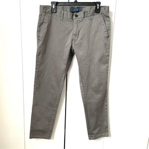 Zara Man Skinny Fit Pants 34W Gray